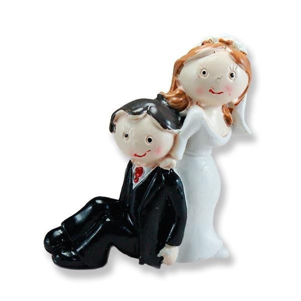 12 Adet Damadı Çeken Gelin Biblo