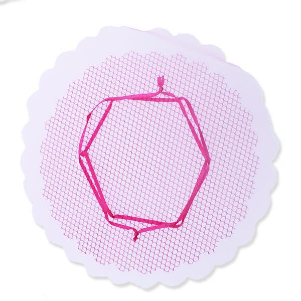 12 Adet Fileli Büzgülü Kese 24x24cm