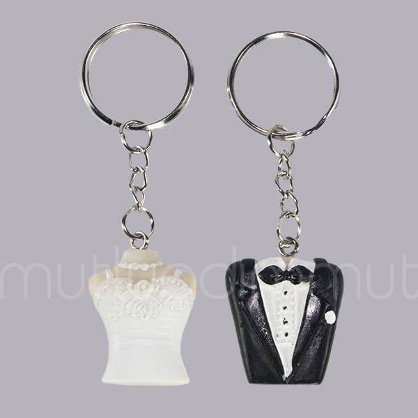 12 Adet Gelin + 12 Adet Damat Biblo Anahtarlık