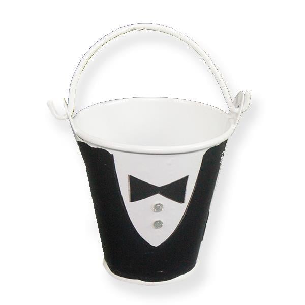 12 Adet Gelin-Damat Çift Taraflı Metal Kova