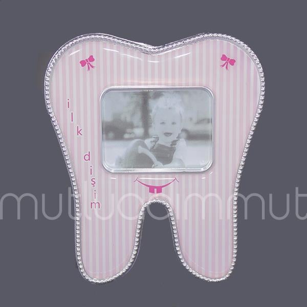 12 Adet İlk Dişim Diş Çerçeve Mıknatıs+ayaklı