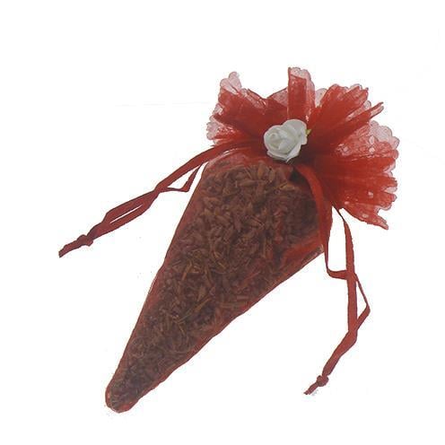 12 Adet Lavanta Dolu Kese Torba Çiçek Süslü