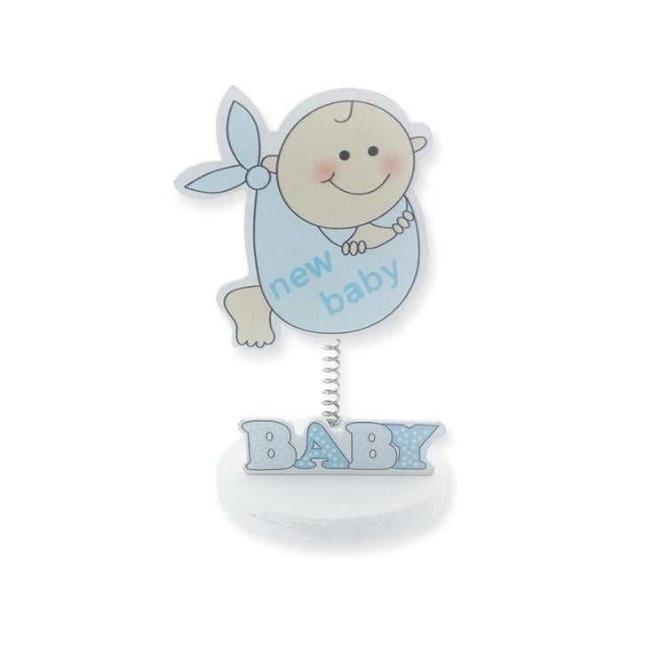 12 Adet New Baby Sticker Ahşap Bebek Notluk