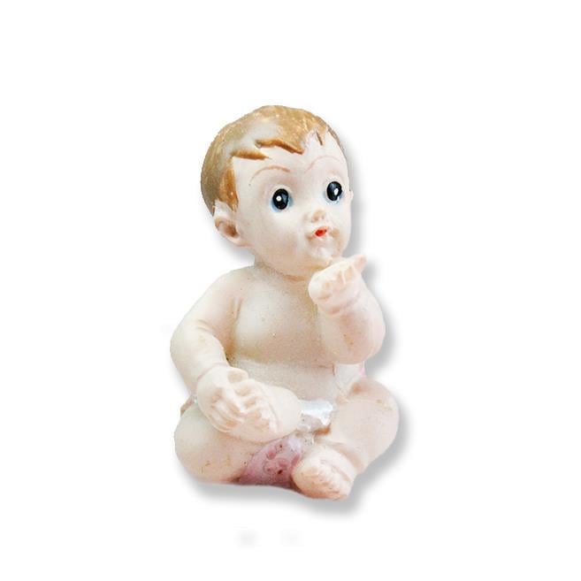 12 Adet Oturan Öpücük Gönderen Bebek Biblo