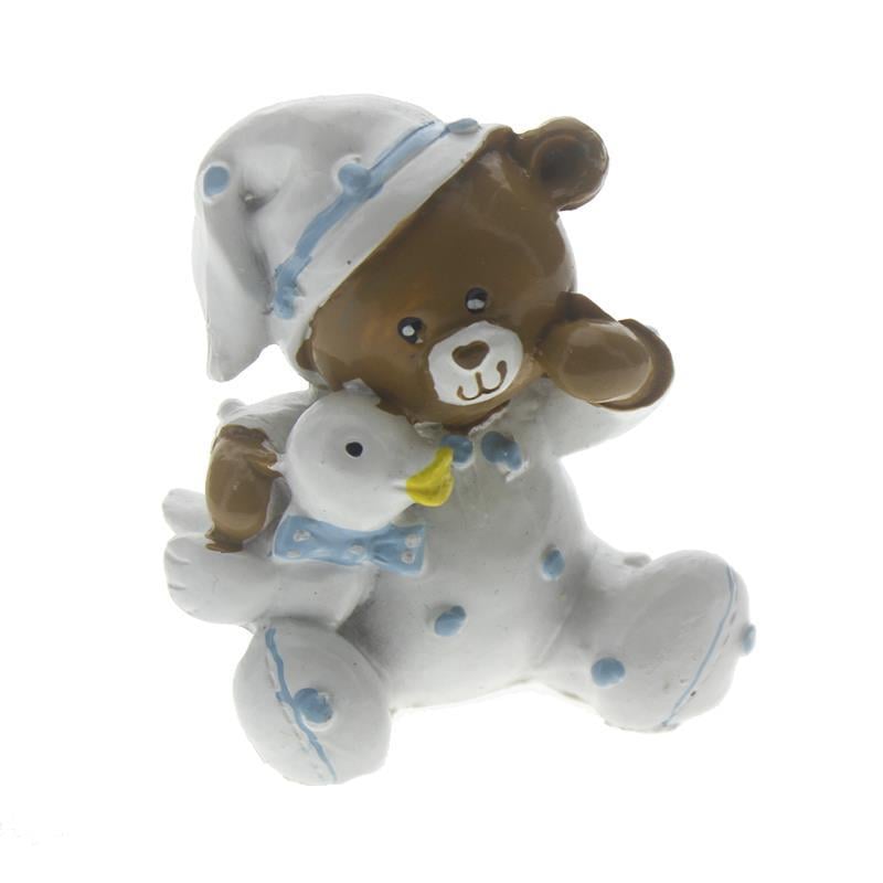 12 Adet Oturan Pijamalı Ayıcık Biblo