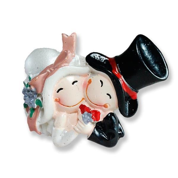 12 Adet Şapkalı Gelin Damat Biblo