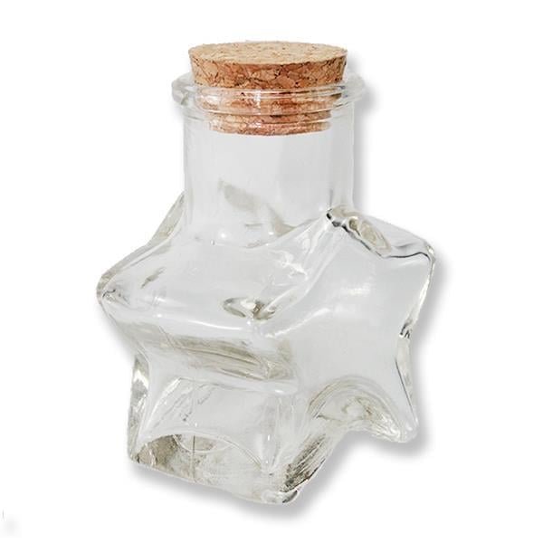 12 Adet Yıldız Cam Şişe Kavanoz