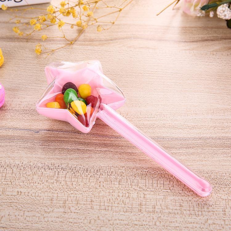 12 Adet Yıldız Plastik Kutu Kapaklı