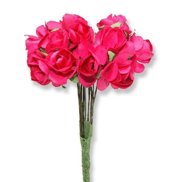 12 Demet (144 Adet) Küçük Kağıt Gül Çiçek