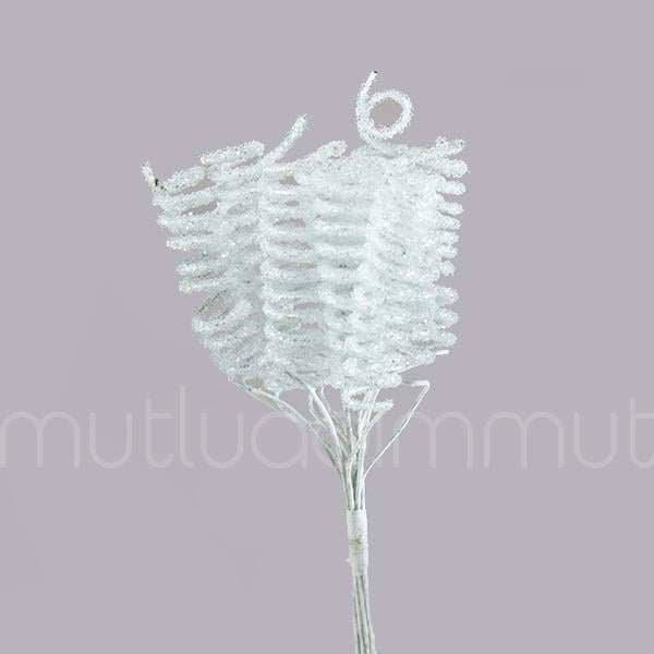 12 Demet (144 Adet) Spiral Simli Parlak Çiçek