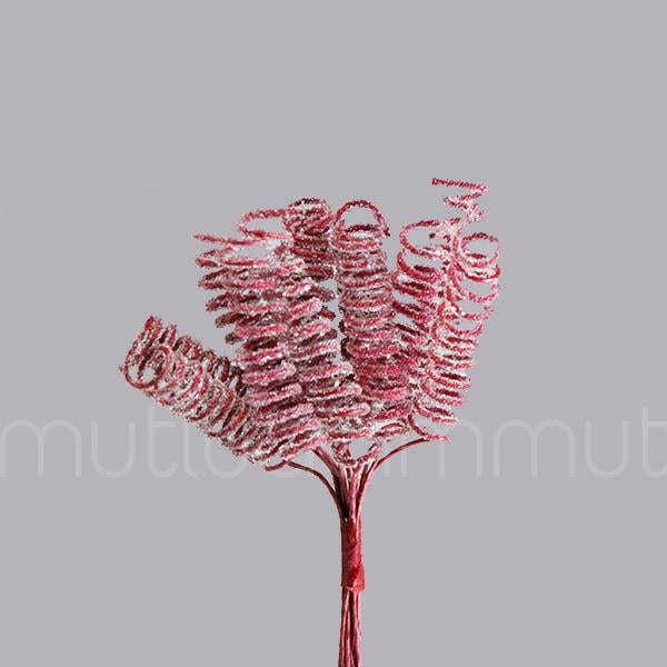 12 Demet (144 Adet) Spiral Simli Parlak Çiçek