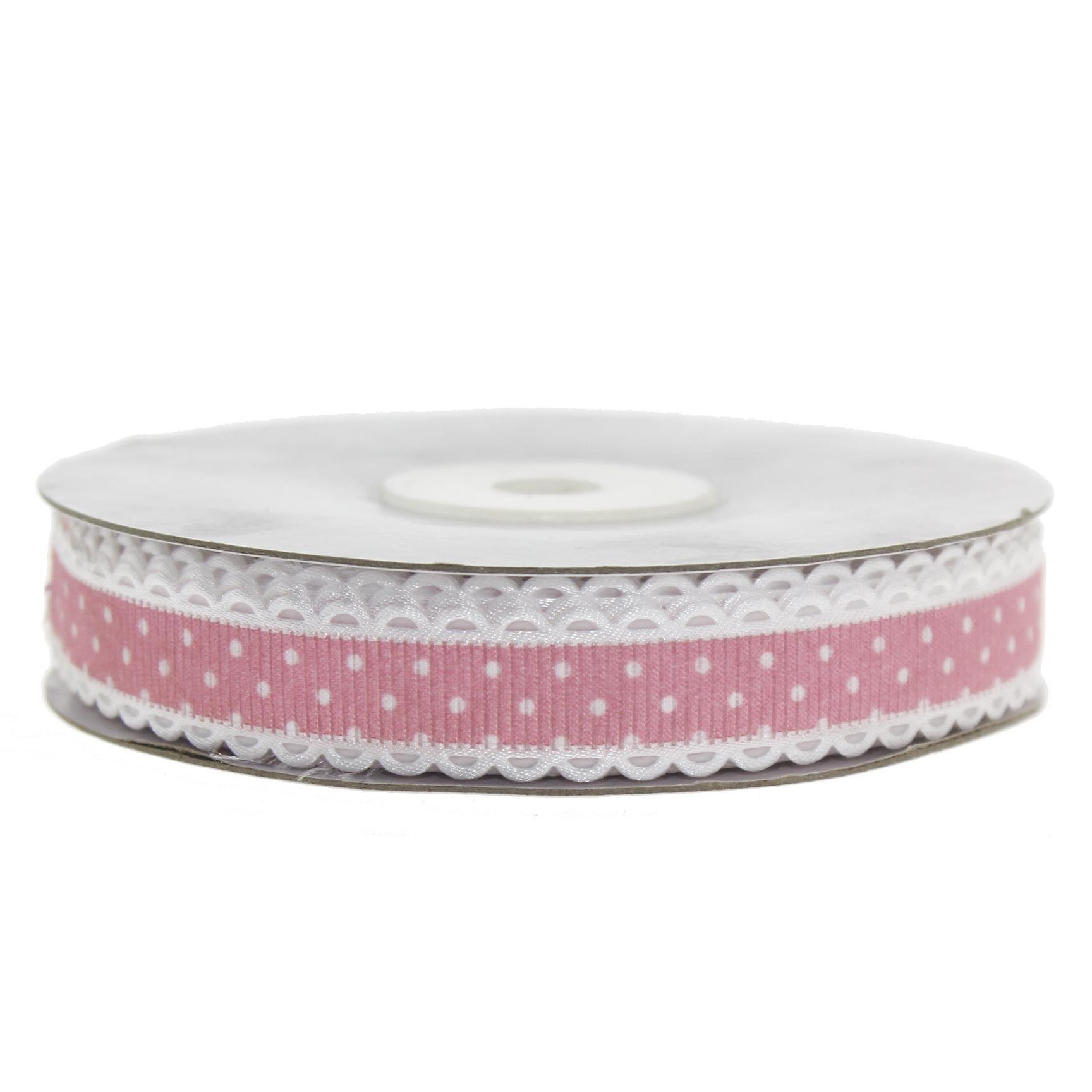 1,5cm x 20metre Puanlı Grogren Kurdela Kenarı Oyalı