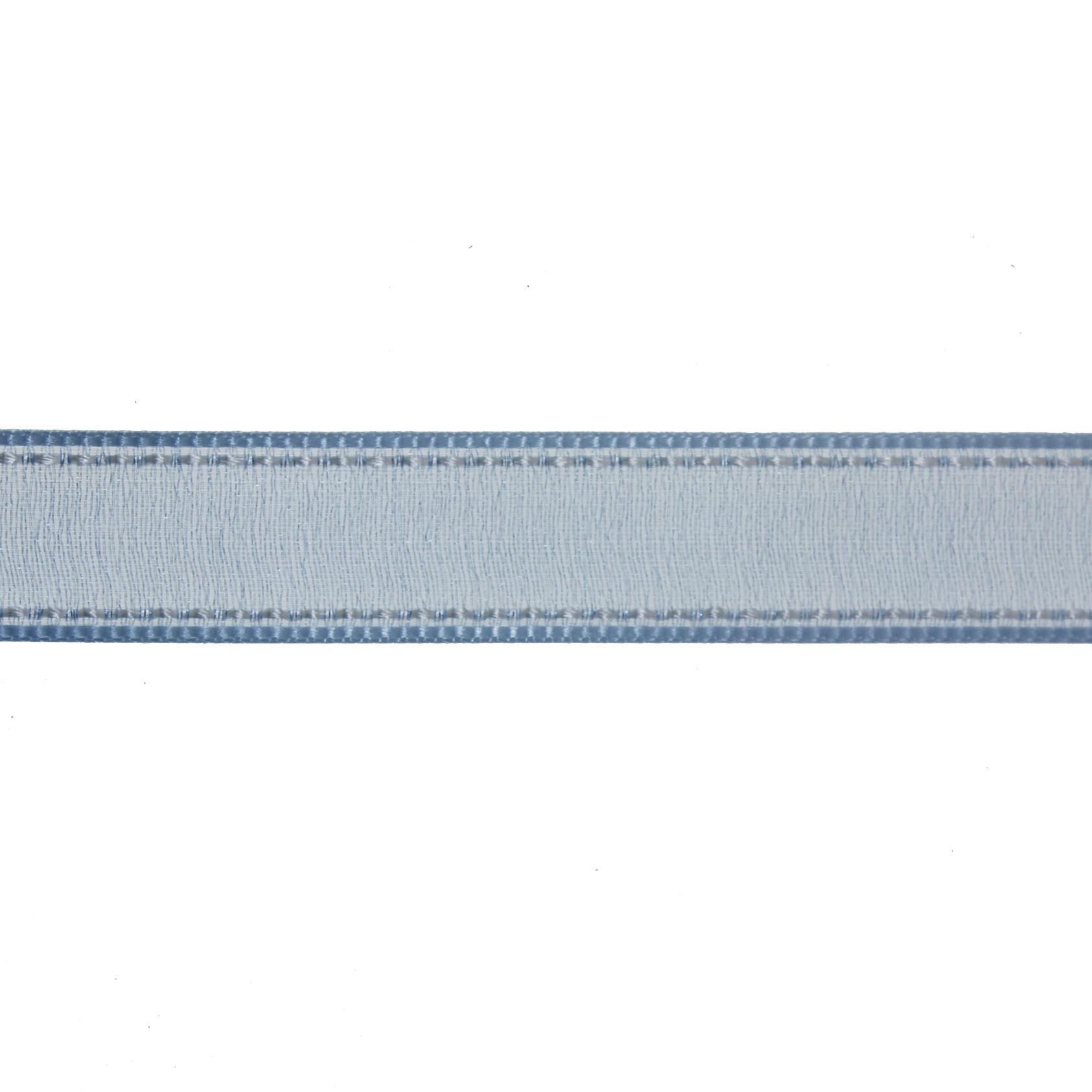 1,5cm x 45metre Kenarı Dikişli Organze Kumaş Kurdela