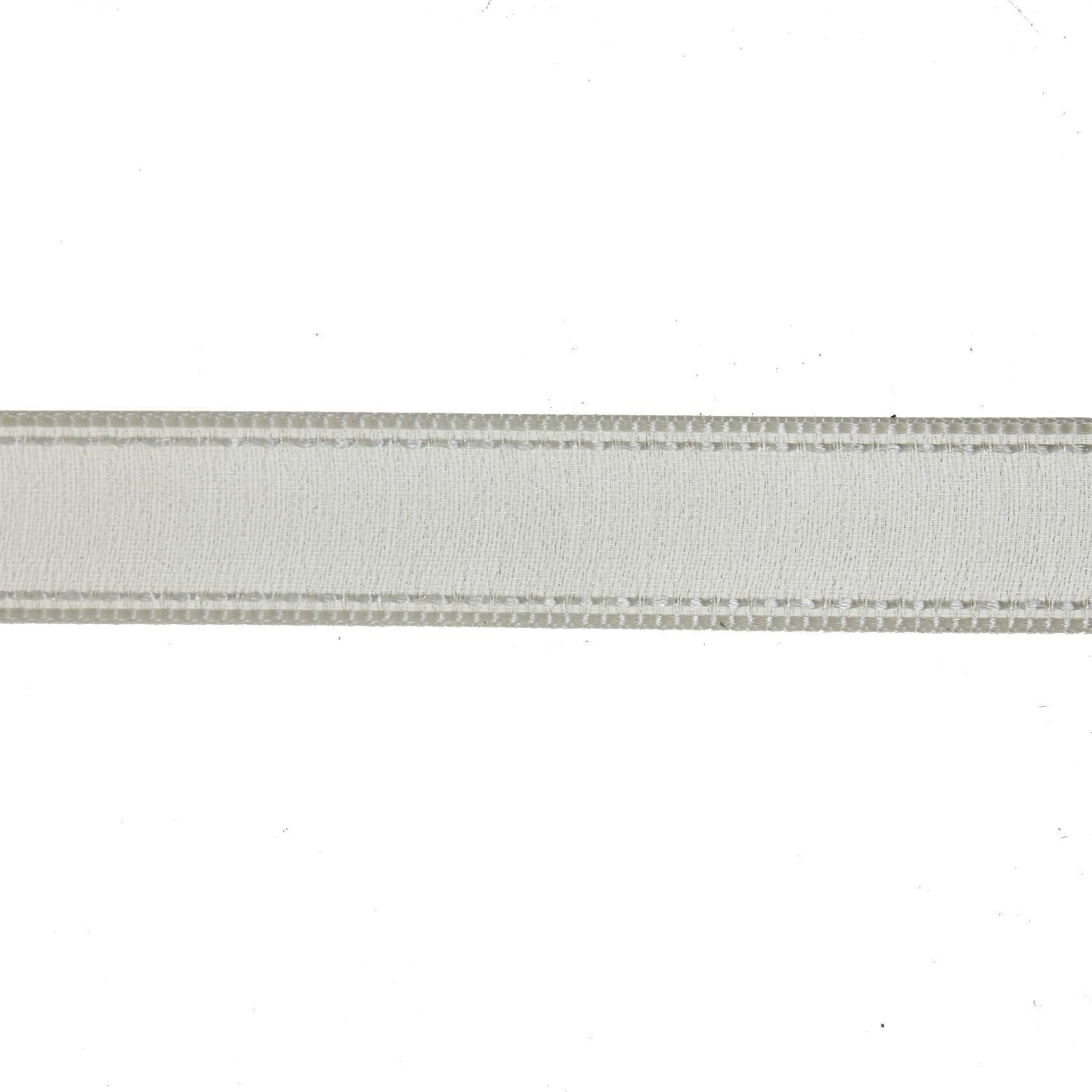 1,5cm x 45metre Kenarı Dikişli Organze Kumaş Kurdela