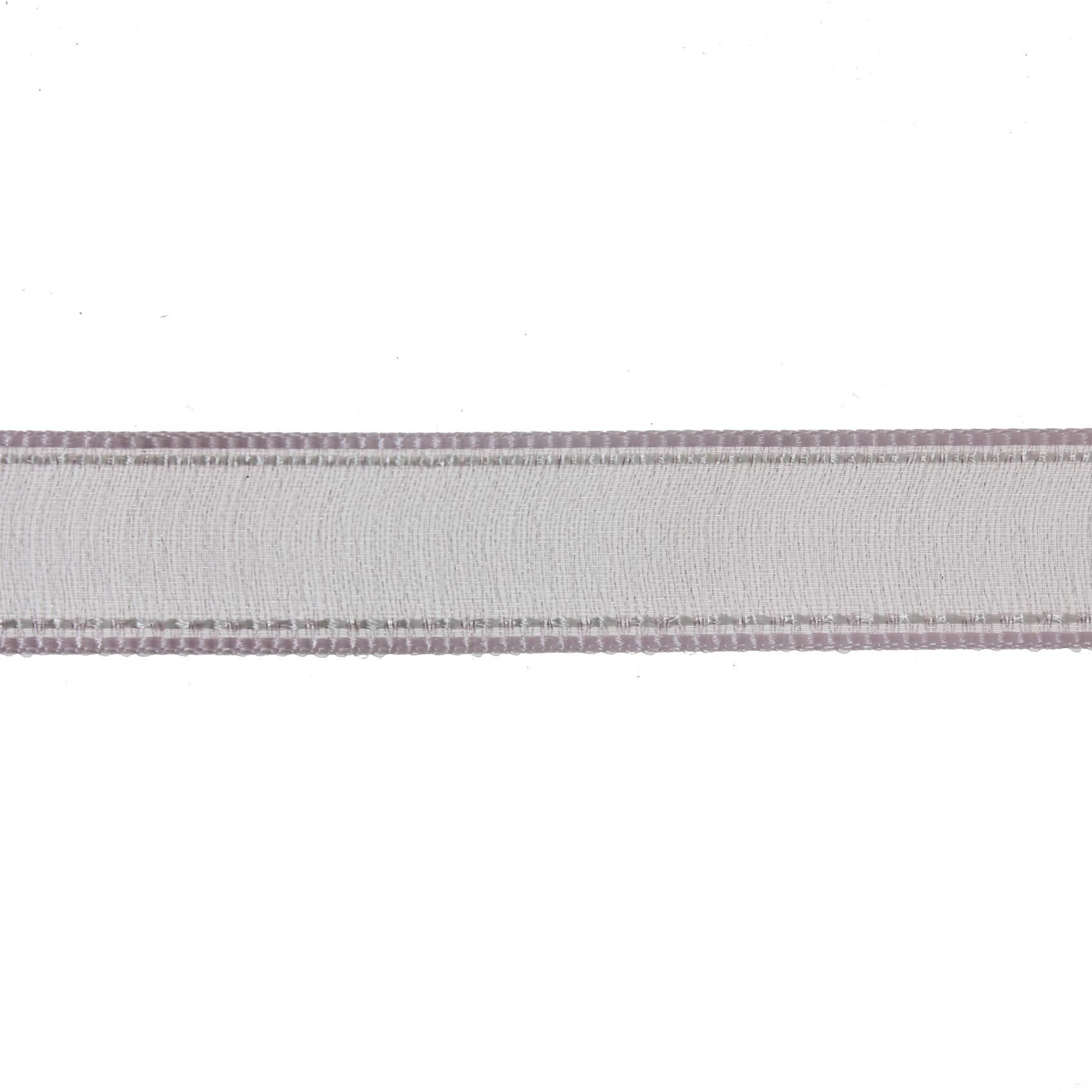 1,5cm x 45metre Kenarı Dikişli Organze Kumaş Kurdela