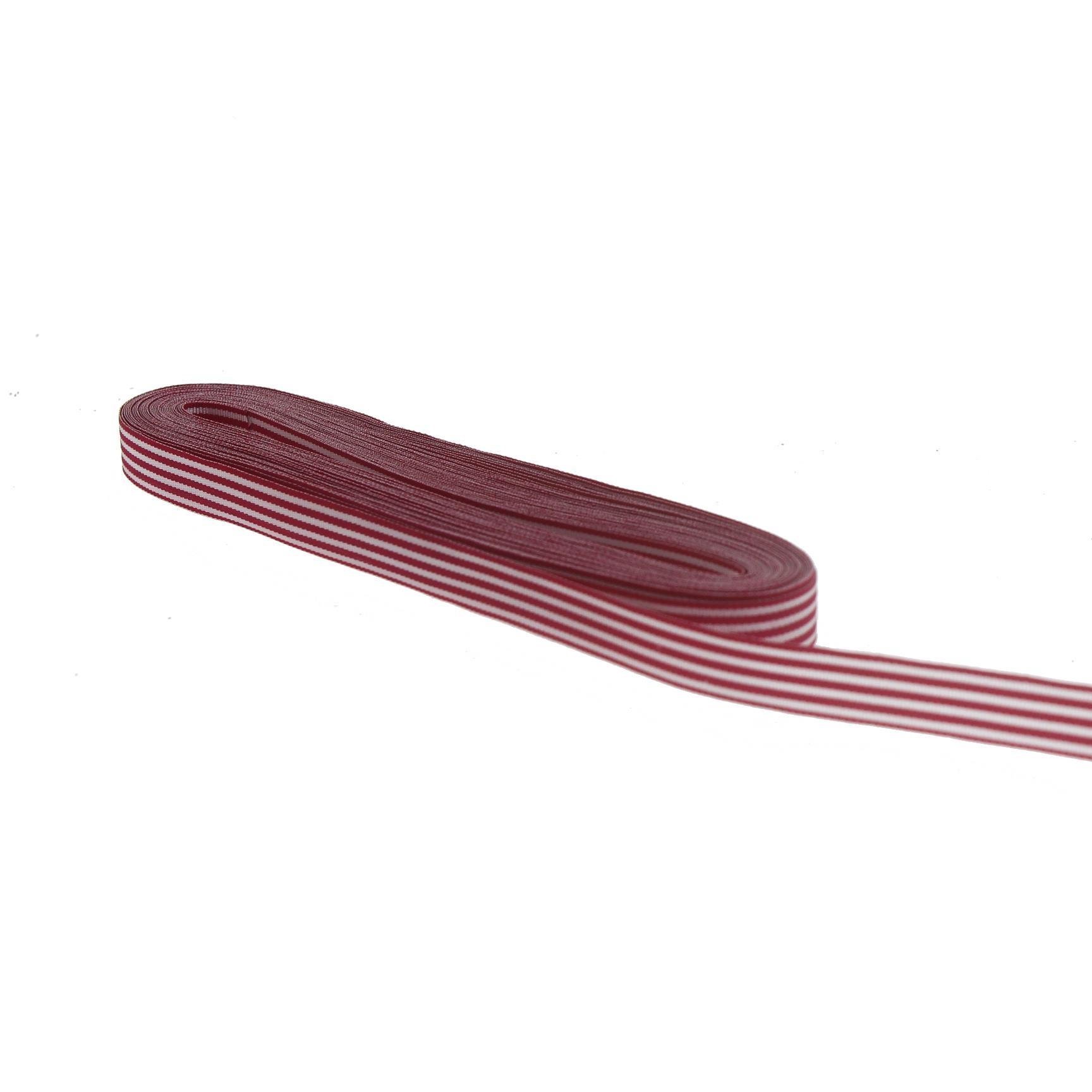 1cm x 10metre Çizgili Kumaş Kurdela