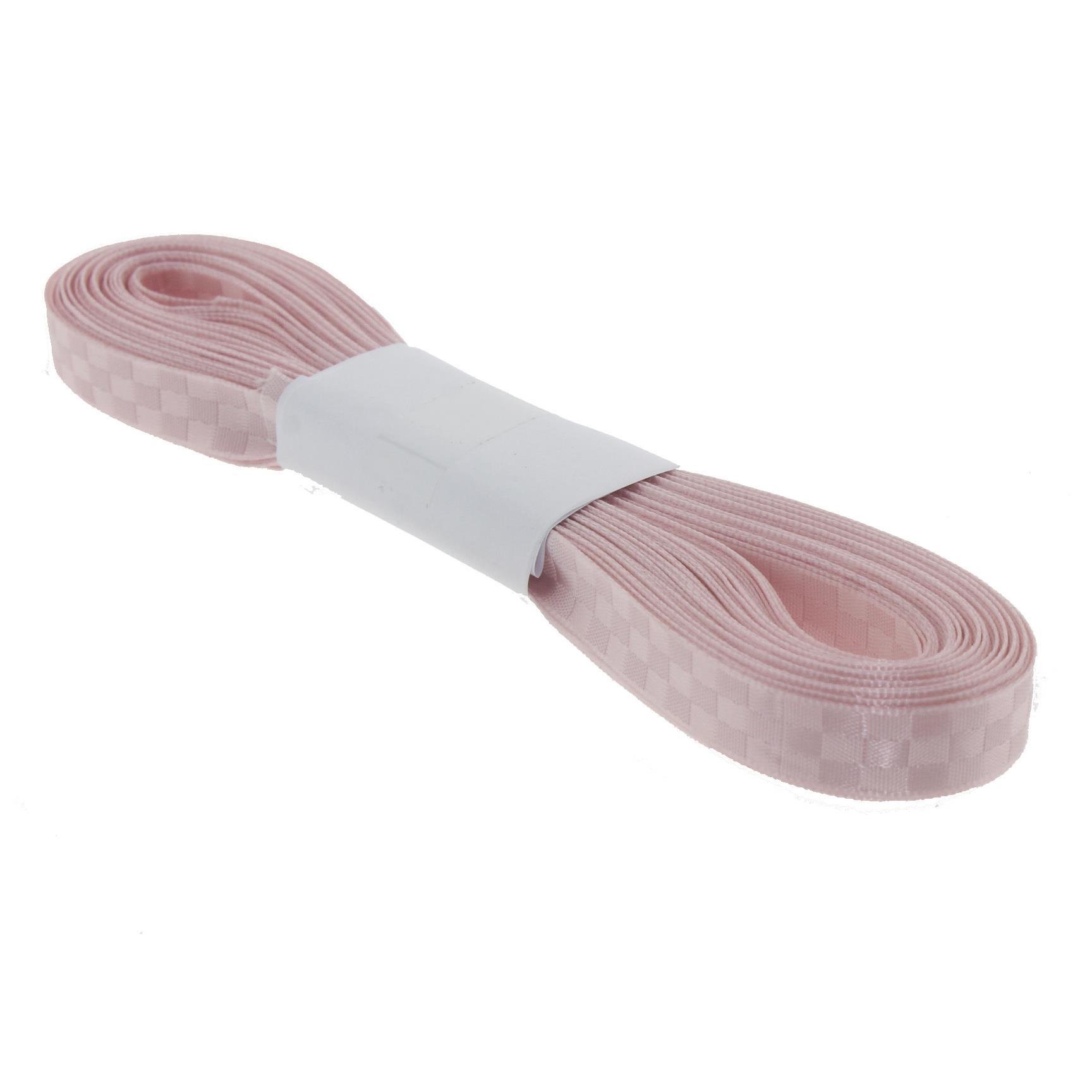 1cm x 10metre Kare Desenli Kurdela Ekoseli Saten