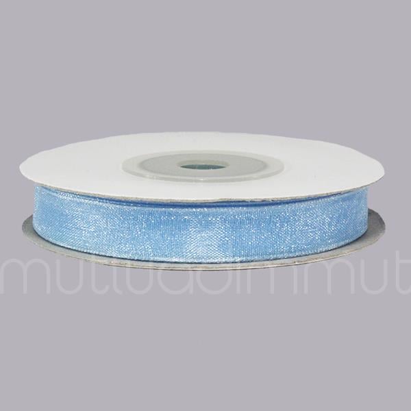 1cm X 22,5metre Düz Organze Kurdela