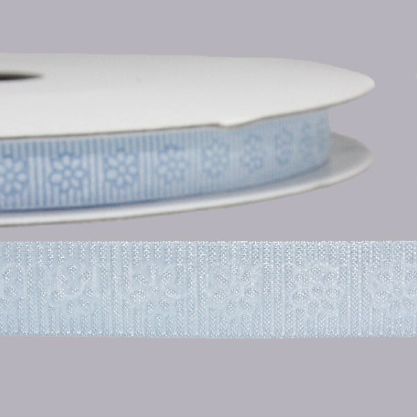 1cm X 22metre Çiçek Desenli Grogren Kurdela