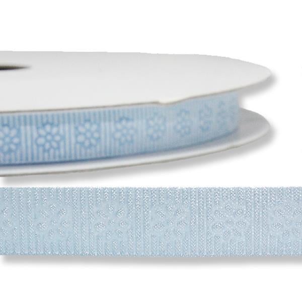 1cm X 22metre Çiçek Desenli Grogren Kurdela