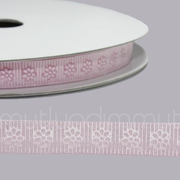 1cm X 22metre Çiçek Desenli Grogren Kurdela