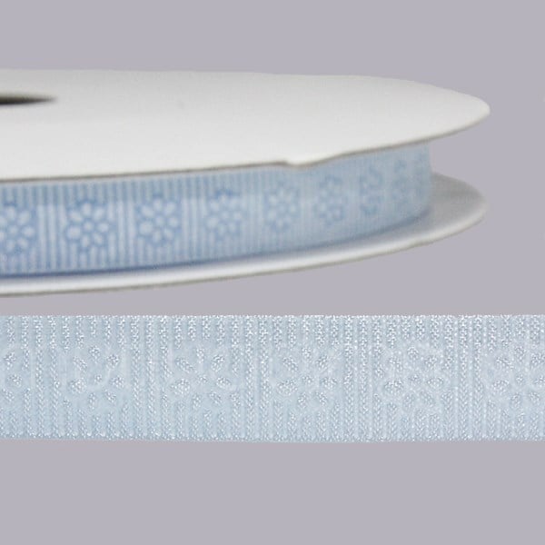 1cm X 22metre Çiçek Desenli Grogren Kurdela