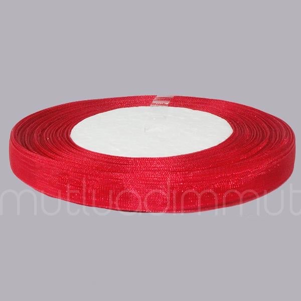 1cm X 50metre Düz Organze Kurdela