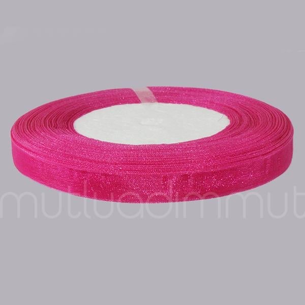 1cm X 50metre Düz Organze Kurdela