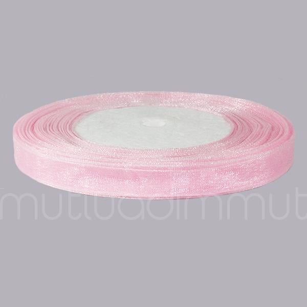 1cm X 50metre Düz Organze Kurdela