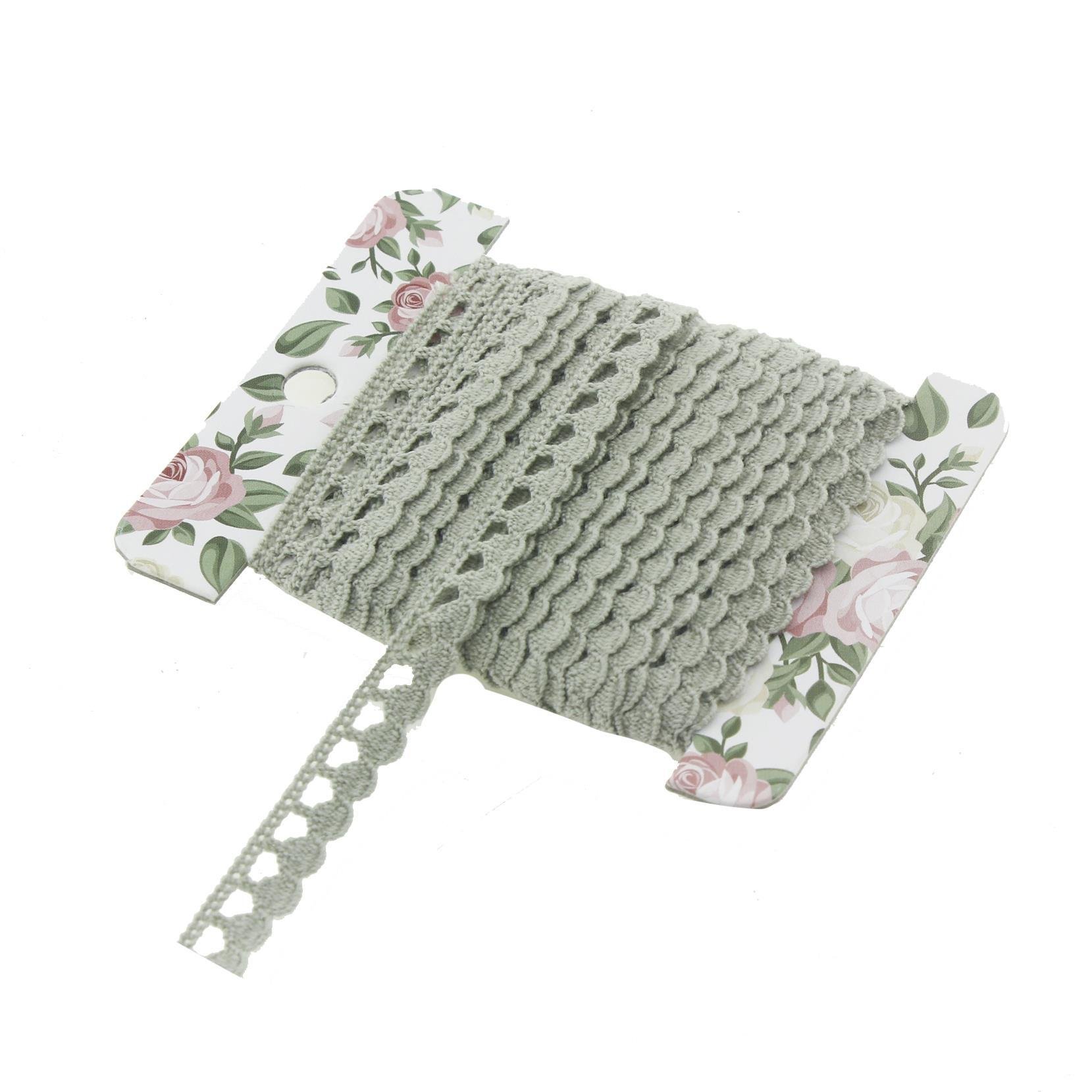 1cm x 5metre Koton Pamuk Dantel Kurdela