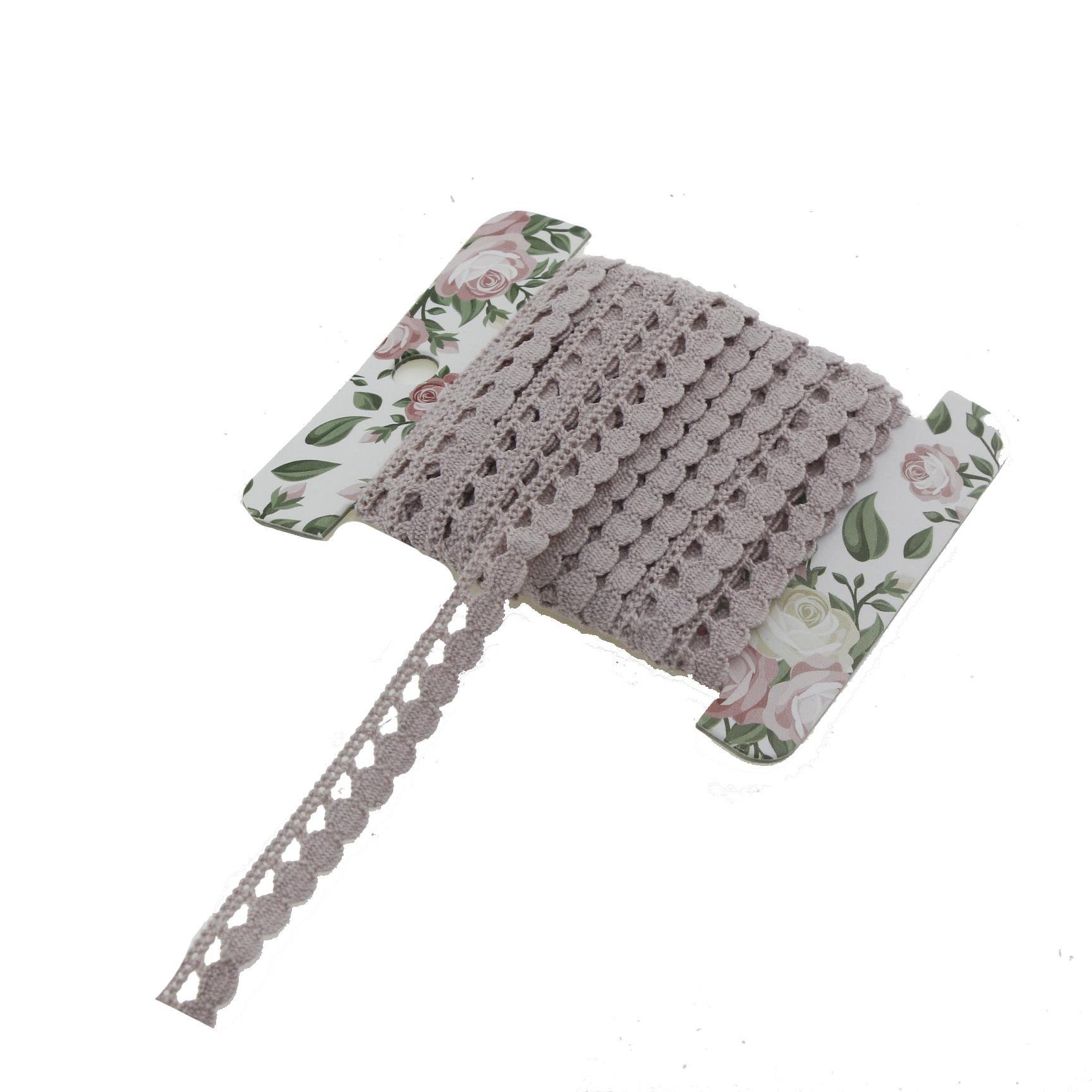 1cm x 5metre Koton Pamuk Dantel Kurdela