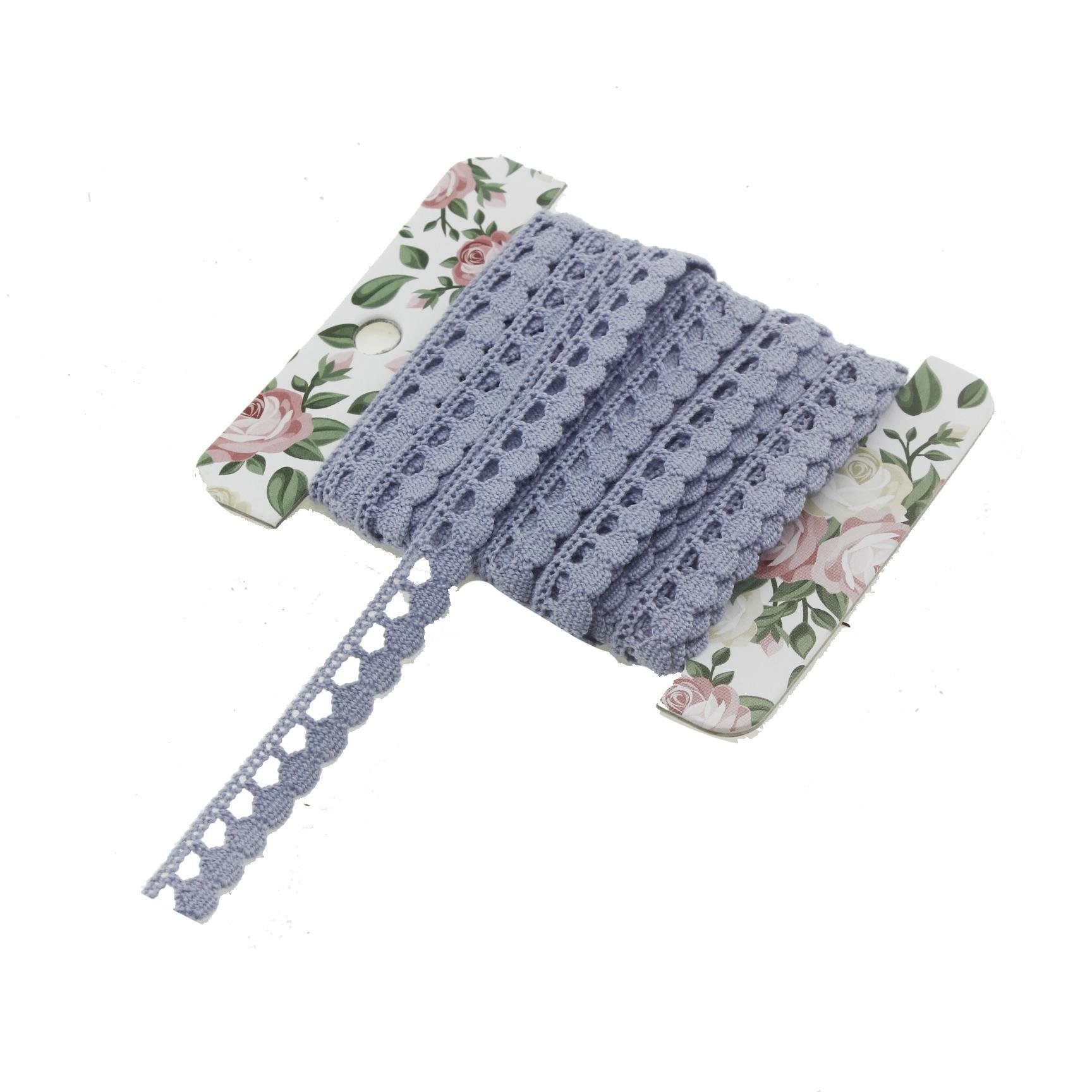 1cm x 5metre Koton Pamuk Dantel Kurdela