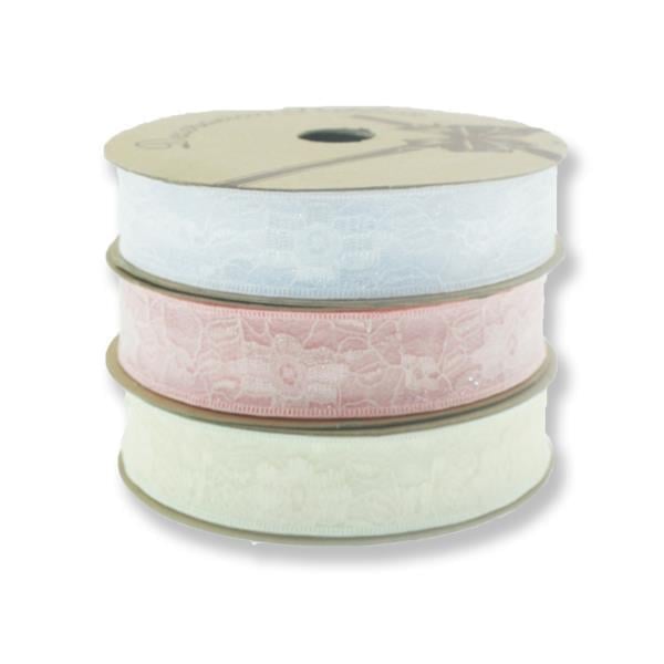 2.5cm X 10metre İki Katlı Dantel Kurdela