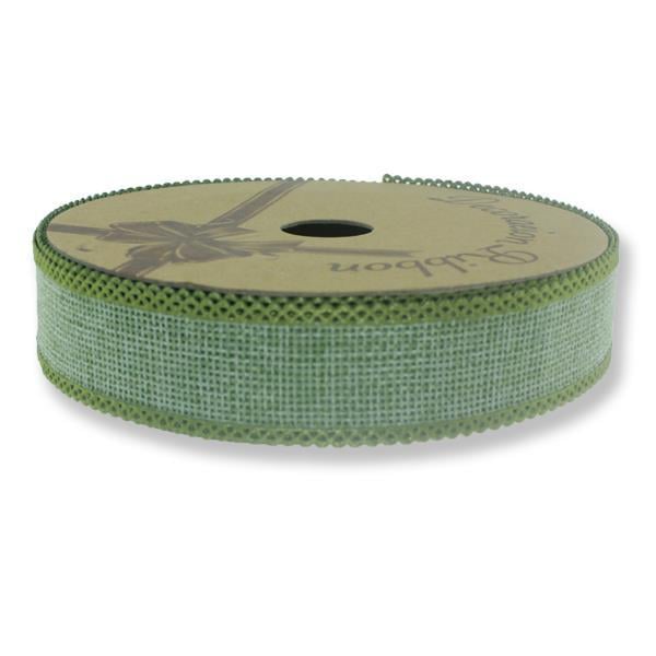 2.5cm x 10metre İki Kenarı Oyalı Keten Kurdela