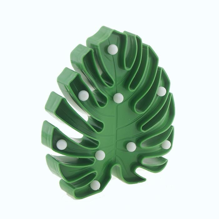 20cm Led Işıklı Plastik Yaprak Gece Lambası