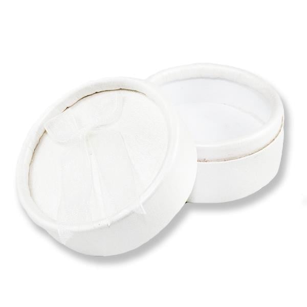 24 Adet Yuvarlak Fiyonklu Karton Kutu