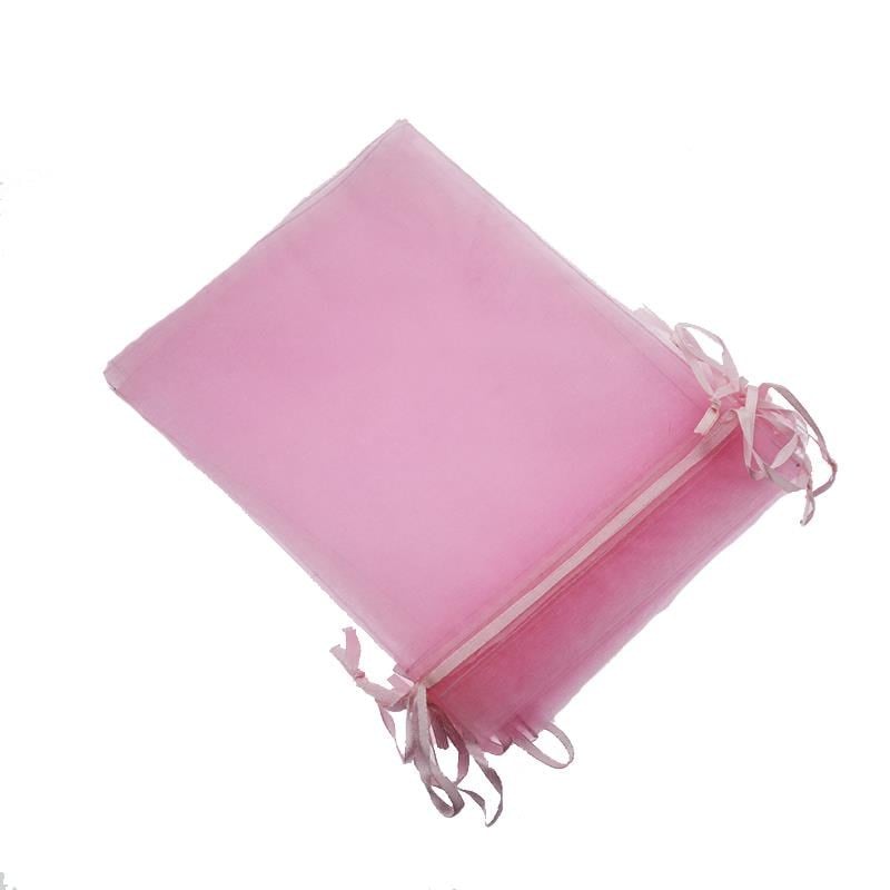 25 Adet 14x19cm Düz Organze Kese