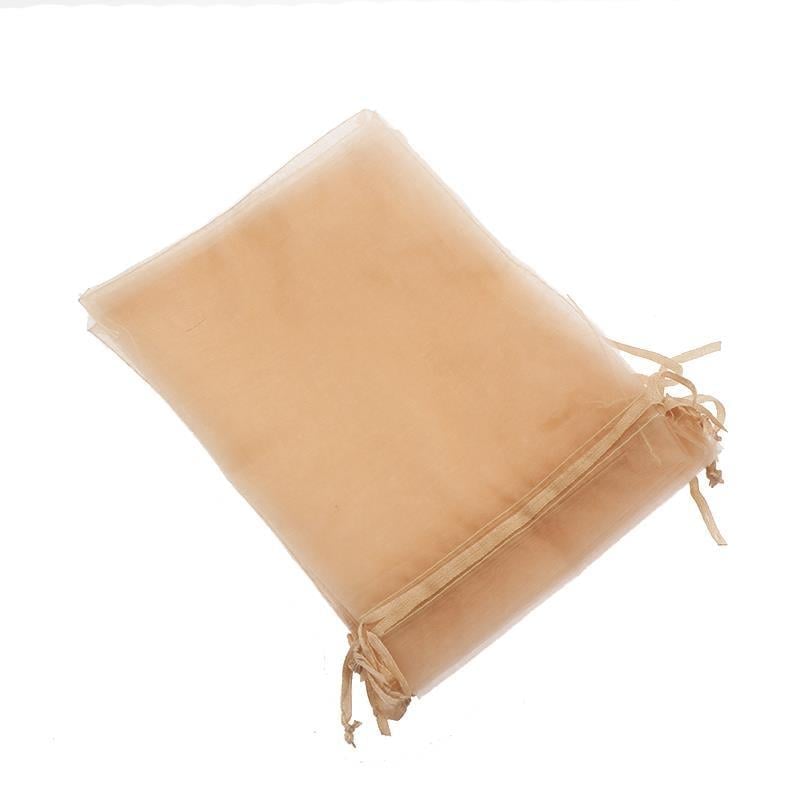 25 Adet 14x19cm Düz Organze Kese