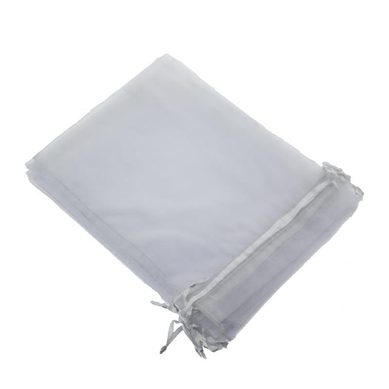 25 Adet 14x19cm Düz Organze Kese