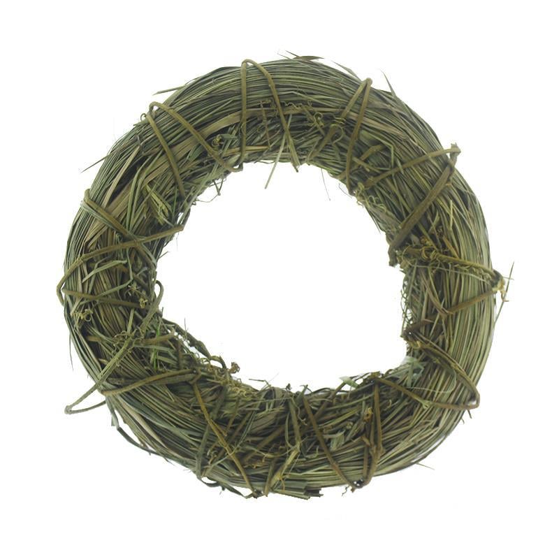 25cm Doğal Rafya Kapı Süsü Çelenk