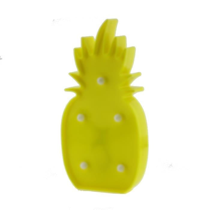 25cm Led Işıklı Plastik Ananas Gece Lambası
