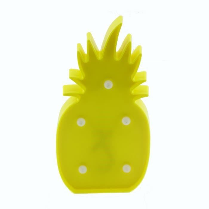 25cm Led Işıklı Plastik Ananas Gece Lambası