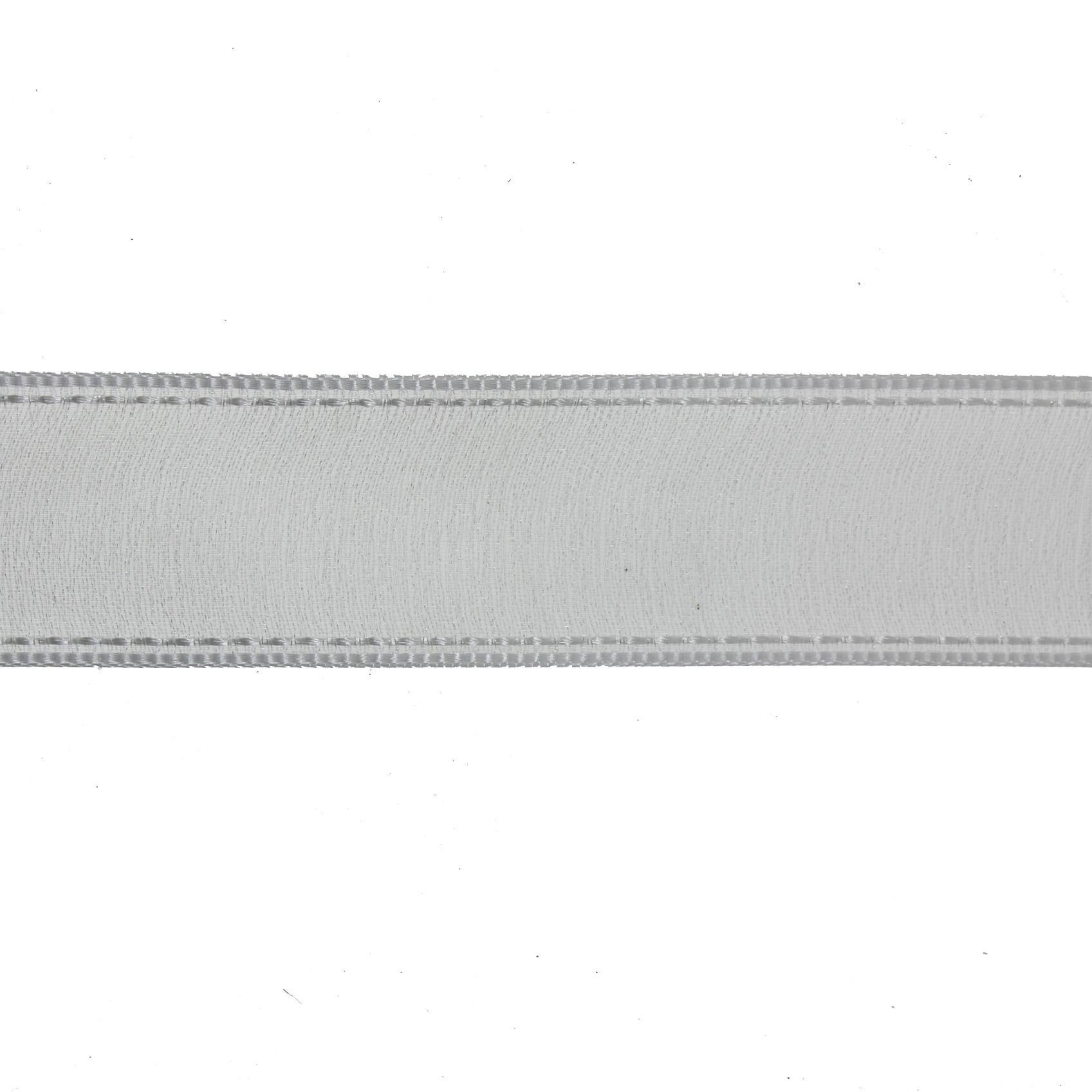 2,5cm x 45metre Kenarı Dikişli Organze Kumaş Kurdela