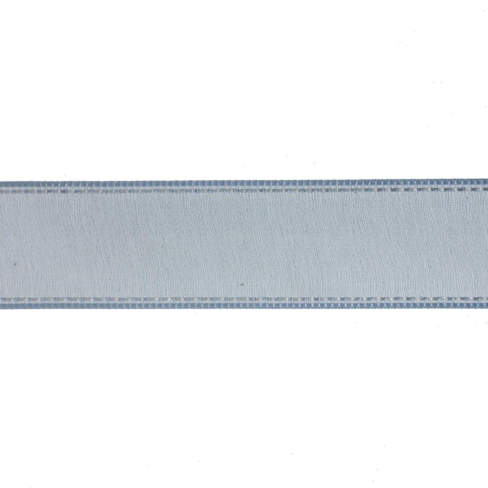 2,5cm x 45metre Kenarı Dikişli Organze Kumaş Kurdela