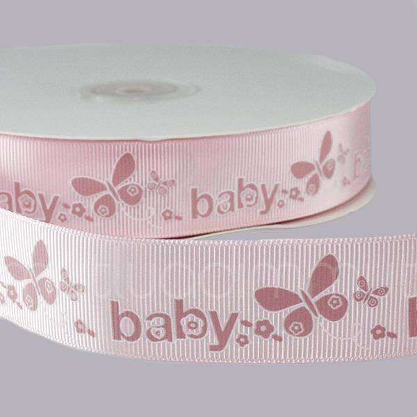 2,5cm X 50m Baby Yazılı Grogren Kurdela