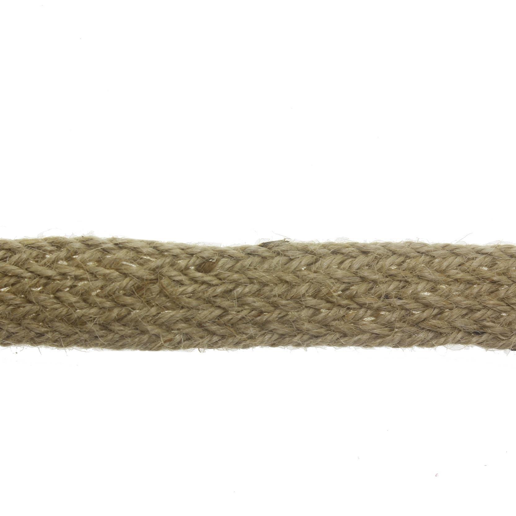 2cm x 2metre Doğal Keten Kurdela Örgülü