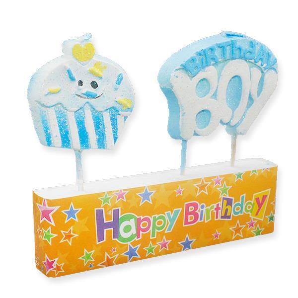 2li Doğumgünü Mum Cupcakeli