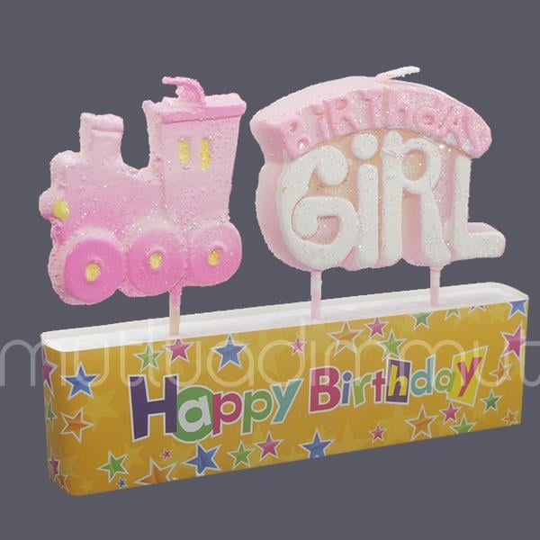 2li Doğumgünü Mum Trenli
