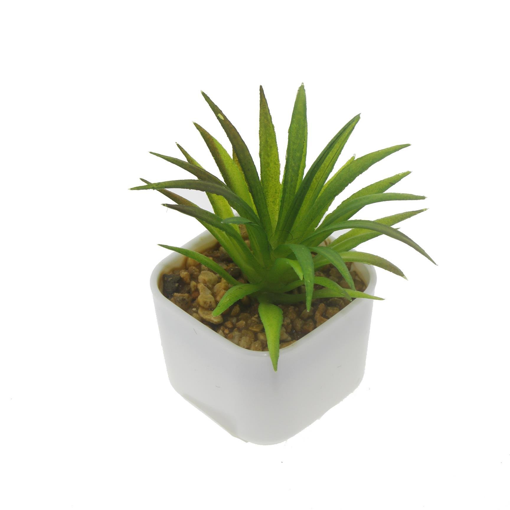 3 Adet 5x4cm Yapay Sukulent Çiçek Saksıda