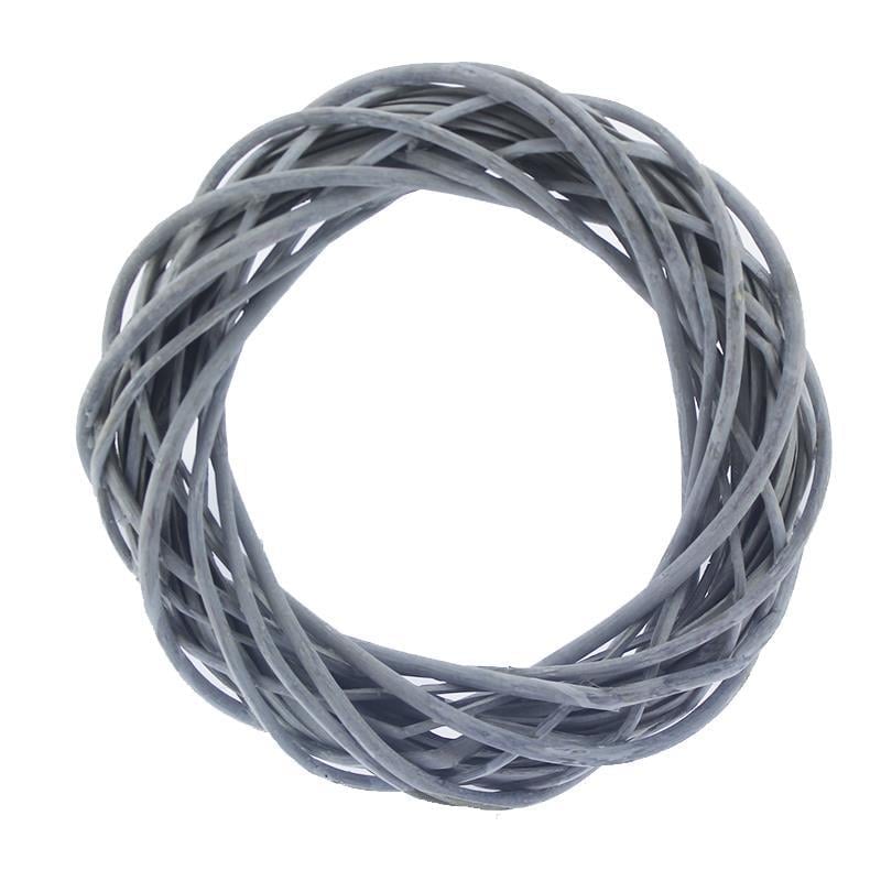 30cm Doğal Ahşap Çelenk Kapı Süsü Çelengi